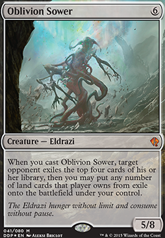 Oblivion Sower feature for Eldrazi infestation