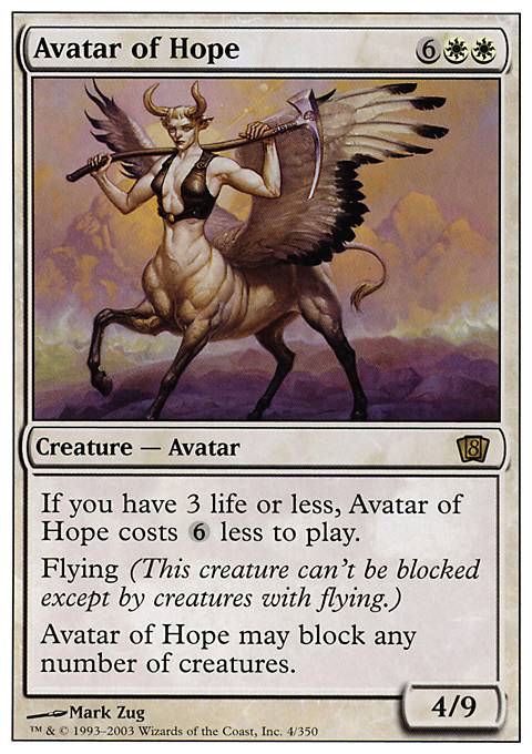 Featured card: Avatar of Hope