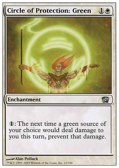 Featured card: Circle of Protection: Green