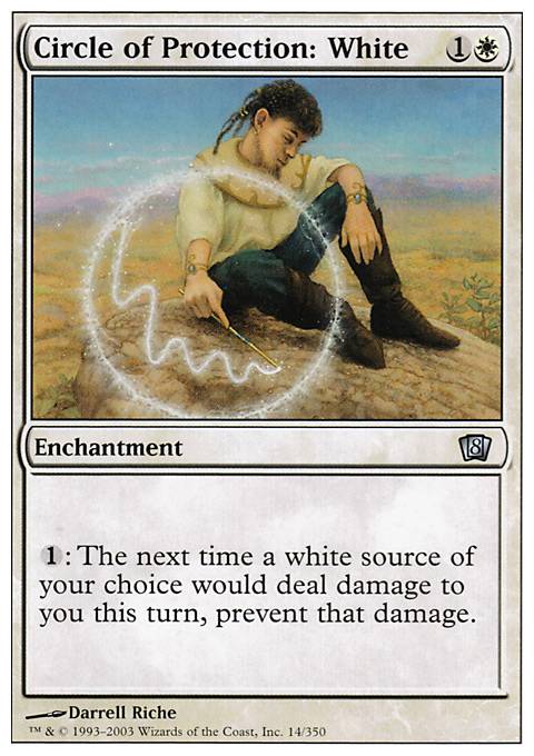 Featured card: Circle of Protection: White