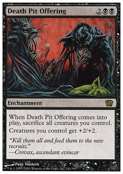 Death Pit Offering feature for Orzhov control budget