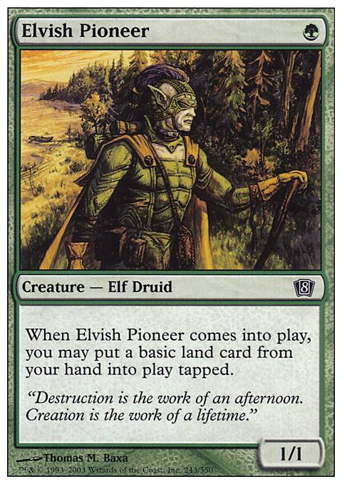 Featured card: Elvish Pioneer