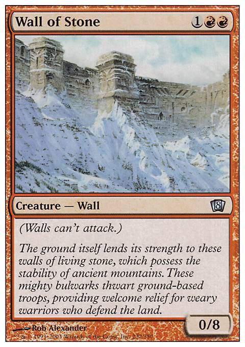 Featured card: Wall of Stone