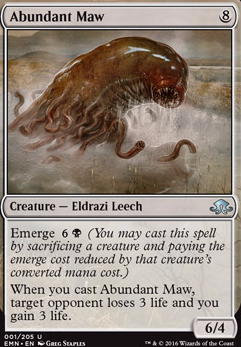 Abundant Maw feature for Emerge from the Undergrowth