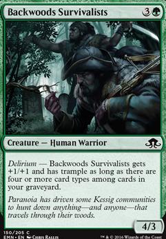 Featured card: Backwoods Survivalists