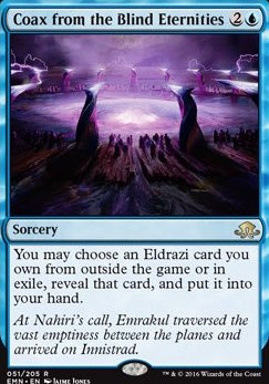 Featured card: Coax from the Blind Eternities