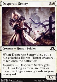 Featured card: Desperate Sentry