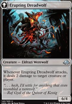 Featured card: Erupting Dreadwolf