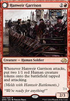 Hanweir Garrison feature for Ted's Red Dead Deck  (Medium Red)