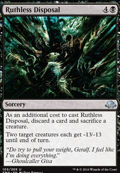 Ruthless Disposal feature for Dimir Zombies - Now