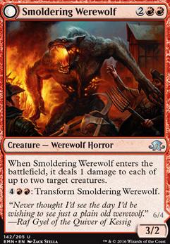 Featured card: Smoldering Werewolf
