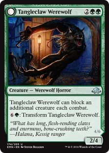 Featured card: Tangleclaw Werewolf