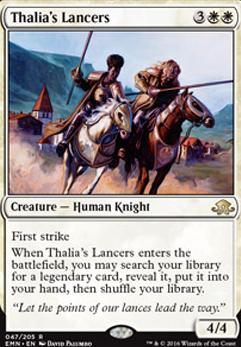 Thalia's Lancers feature for Odric Always Strikes First