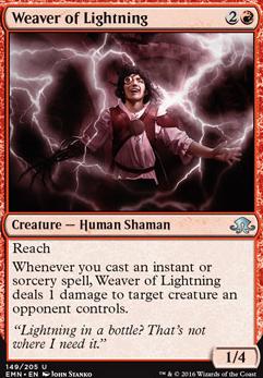 Featured card: Weaver of Lightning