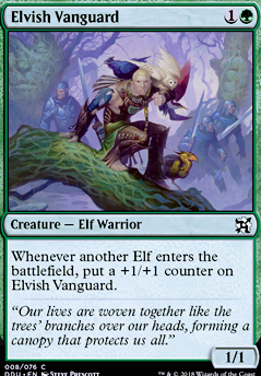 Elvish Vanguard feature for Peasant elf
