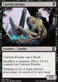 Carrion Feeder feature for Rocks Zombies mono black