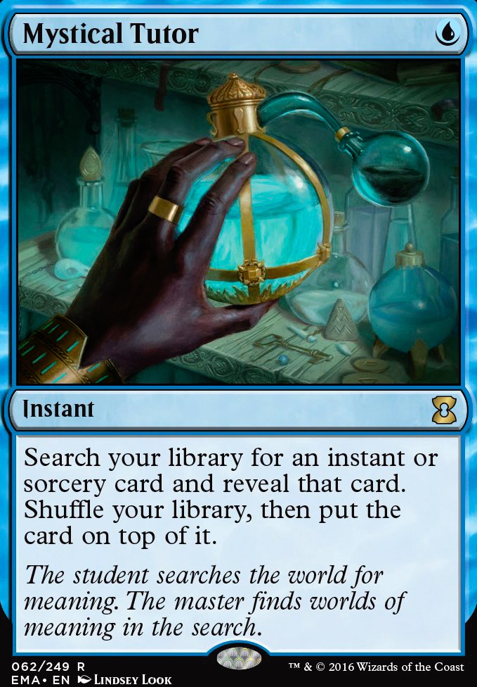 Mystical Tutor feature for Rog / Si Grixis Spellbook cEDH Refined