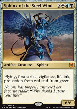 Sphinx of the Steel Wind feature for Oloro, Ageless Aesthetic