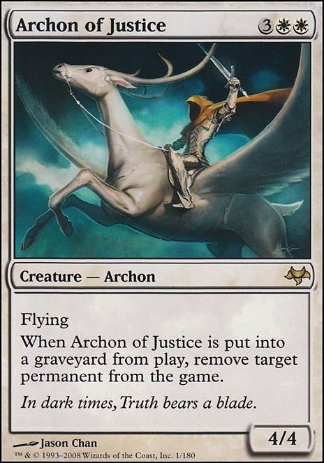 Featured card: Archon of Justice