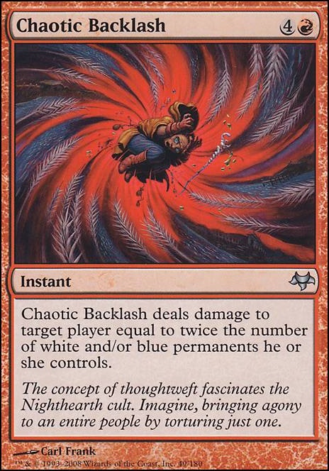 Featured card: Chaotic Backlash