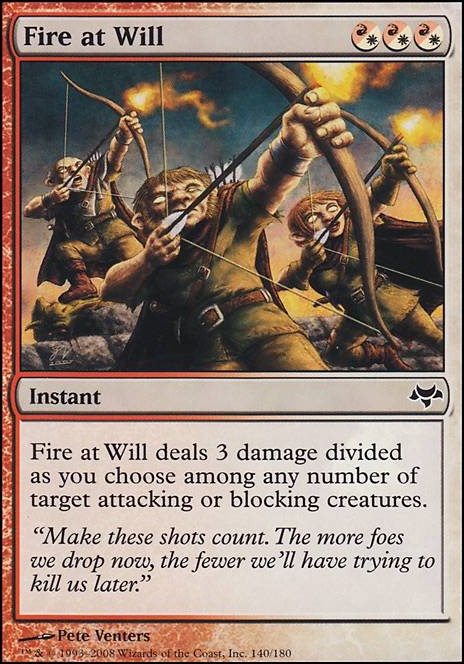 Featured card: Fire at Will