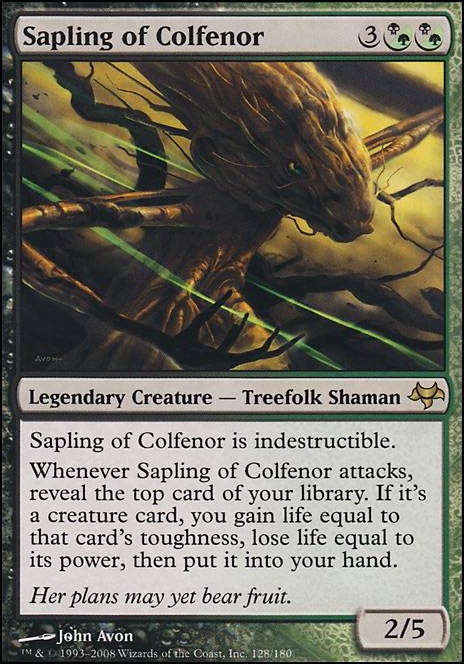 Featured card: Sapling of Colfenor