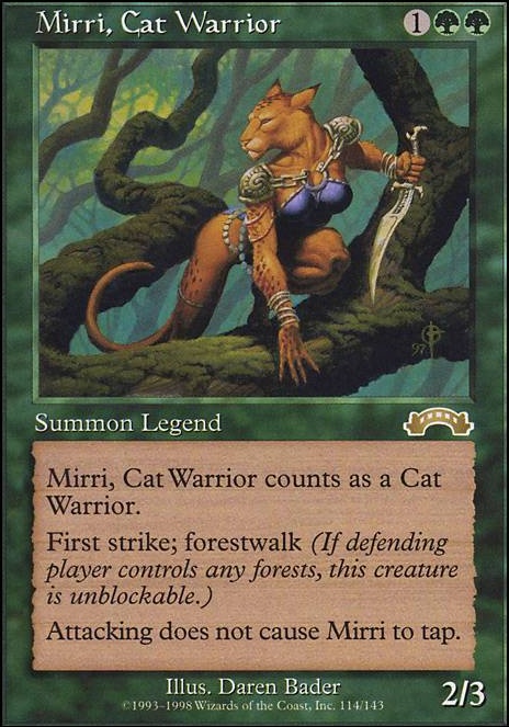 Featured card: Mirri, Cat Warrior