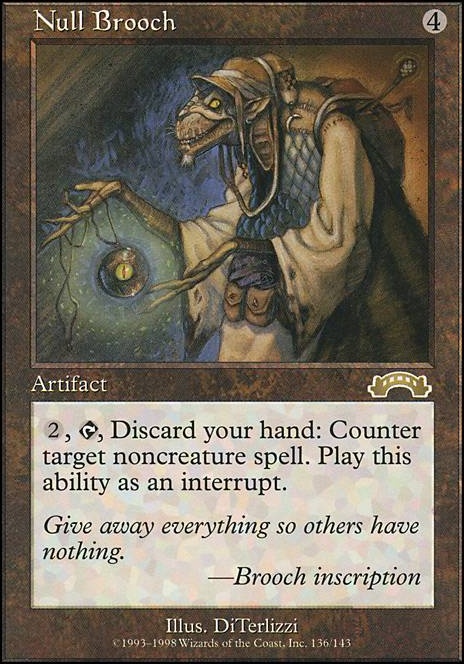 Null Brooch feature for Hellbent on Chaos (Budget EDH)