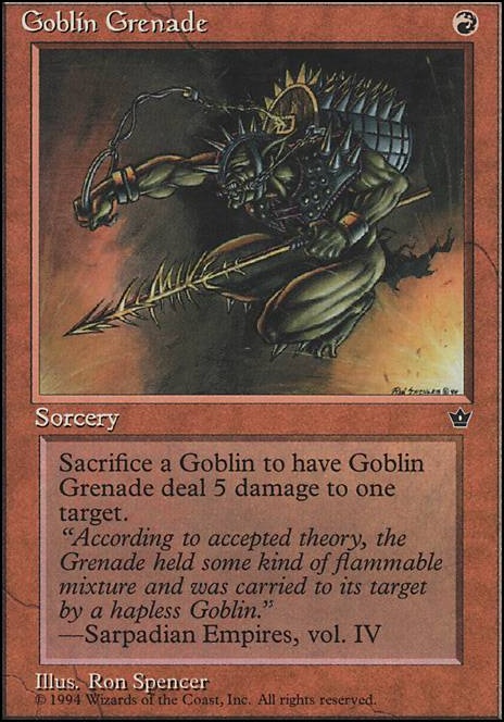 Goblin Grenade feature for Troll 2: A Goblin Deck (Obviously)