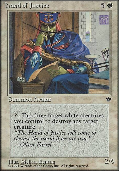 Featured card: Hand of Justice