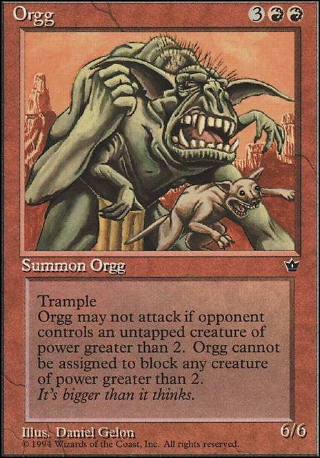 Featured card: Orgg