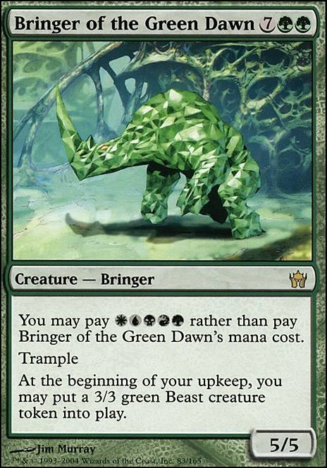 Featured card: Bringer of the Green Dawn