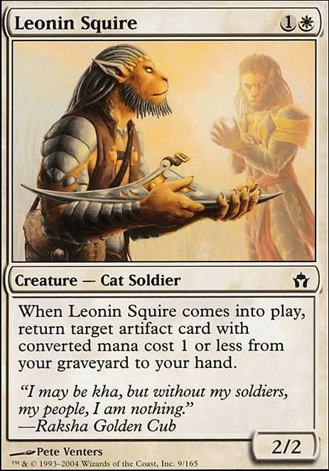 Featured card: Leonin Squire