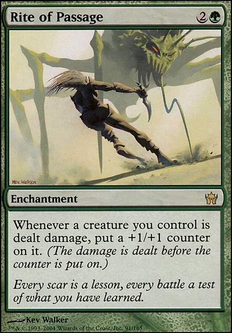 Rite of Passage feature for Atraxa's Countered Army
