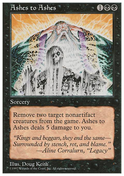 Featured card: Ashes to Ashes