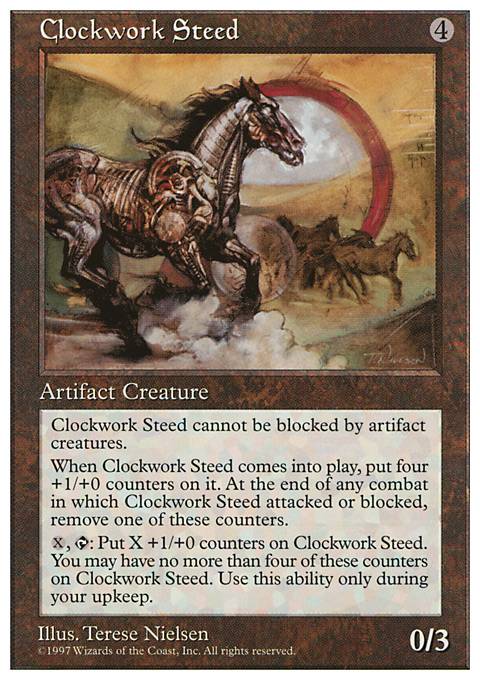 Clockwork Steed feature for Start you Engines