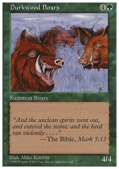 Featured card: Durkwood Boars