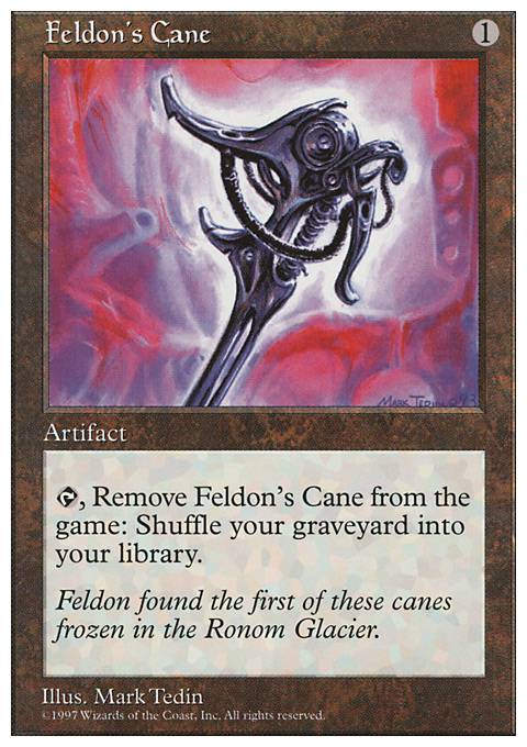 Featured card: Feldon's Cane