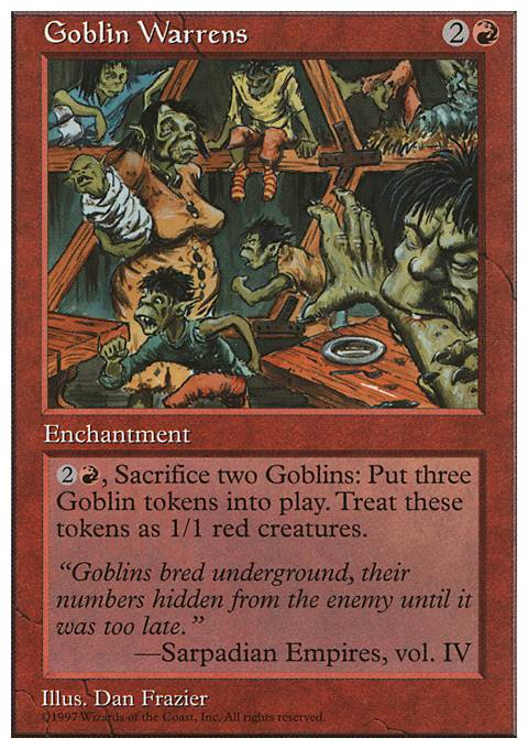 Goblin Warrens feature for Zirillan Red/Artifact MVW Block EDH