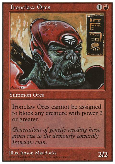 Featured card: Ironclaw Orcs