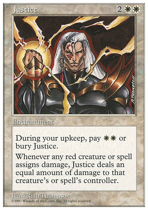 Featured card: Justice