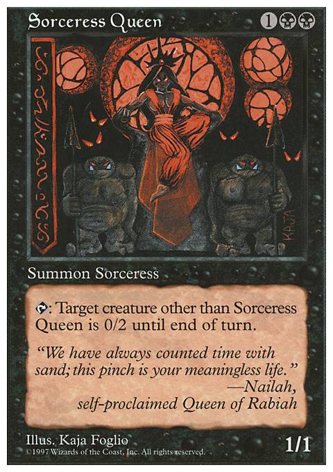 Sorceress Queen feature for Nailah, the Sorceress Queen pEDH