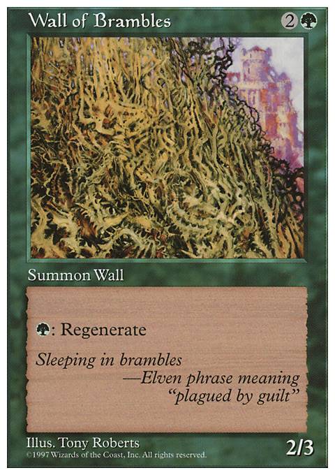 Featured card: Wall of Brambles