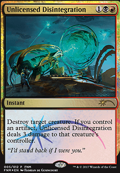 Featured card: Unlicensed Disintegration