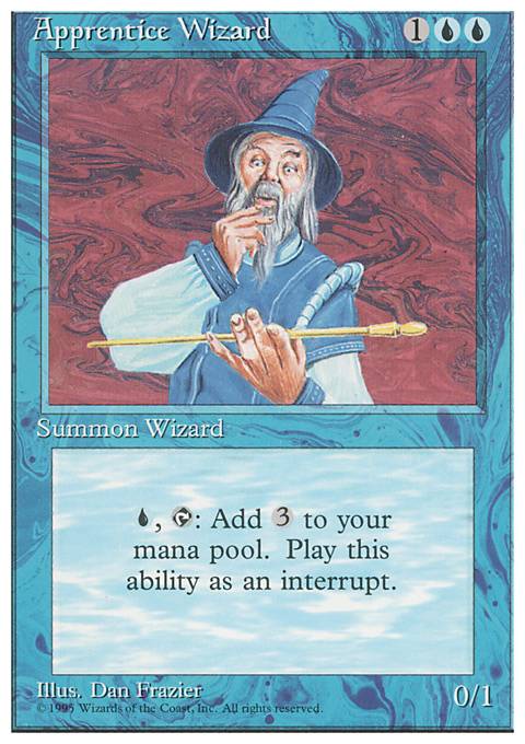 Featured card: Apprentice Wizard