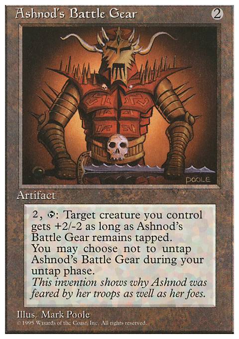 Featured card: Ashnod's Battle Gear