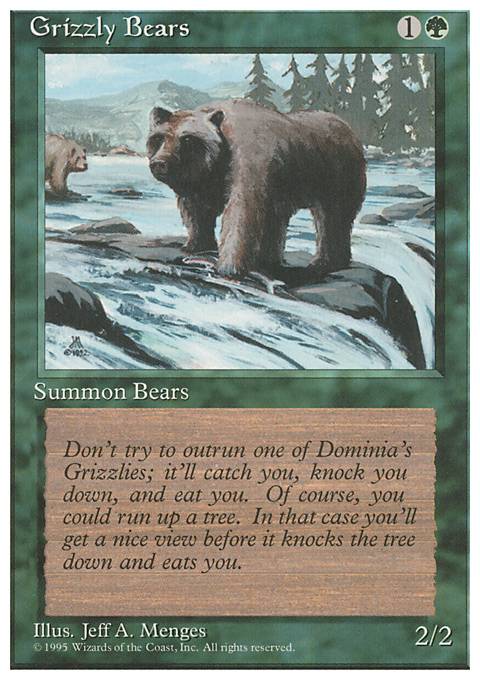 Grizzly Bears feature for He told me, "dumb down" my deck or dont come back