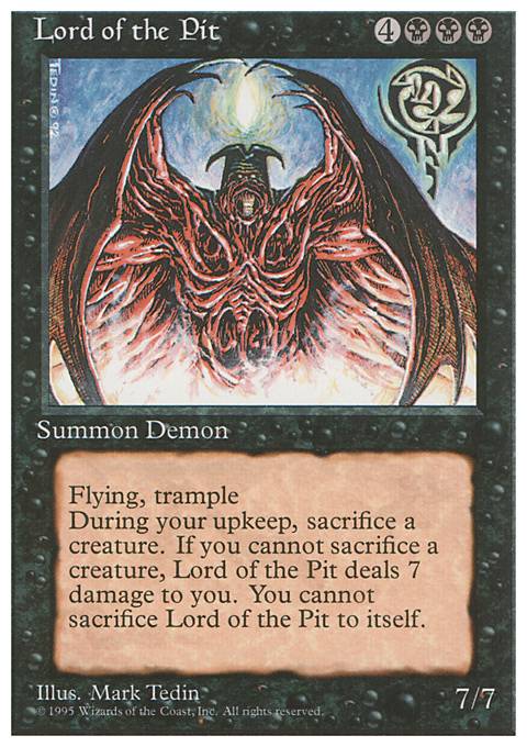 Featured card: Lord of the Pit