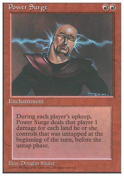 Power Surge feature for Mana Burn is BACK, BABY! (EDH)