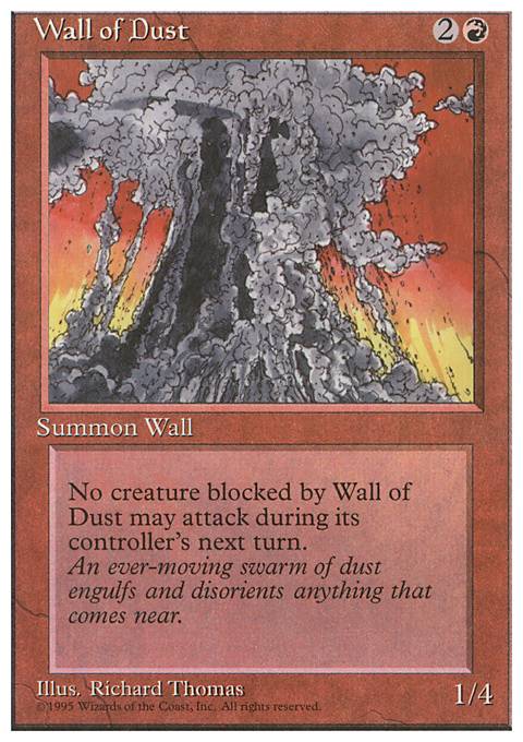 Featured card: Wall of Dust